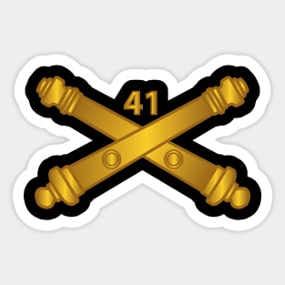 41st Artillery Regiment  w Branch X 300 Sticker